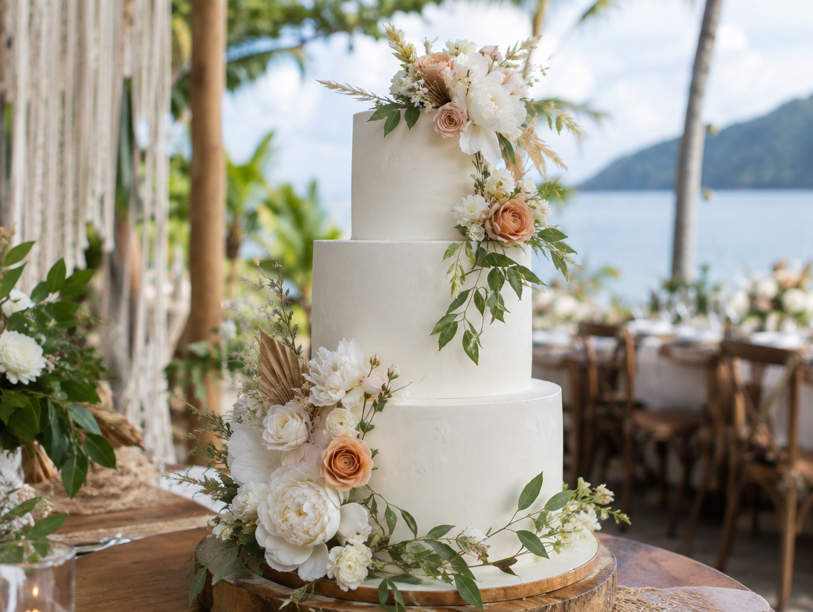 Three-Tier Wedding Cake