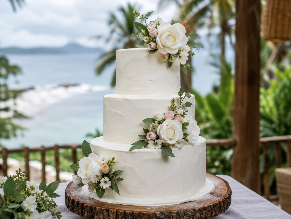 Three-Tier Wedding Cake
