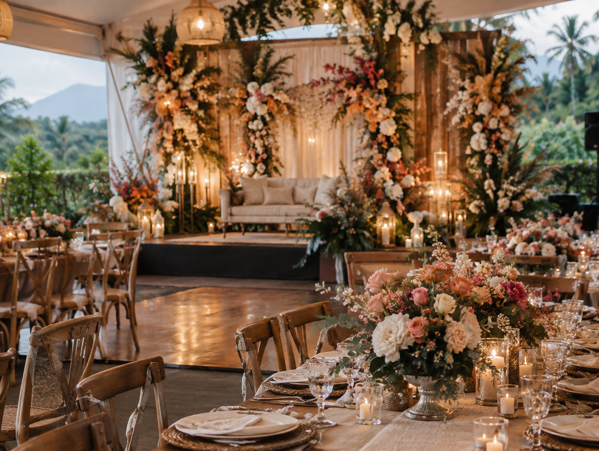 Wedding Ceremony & Reception Styling