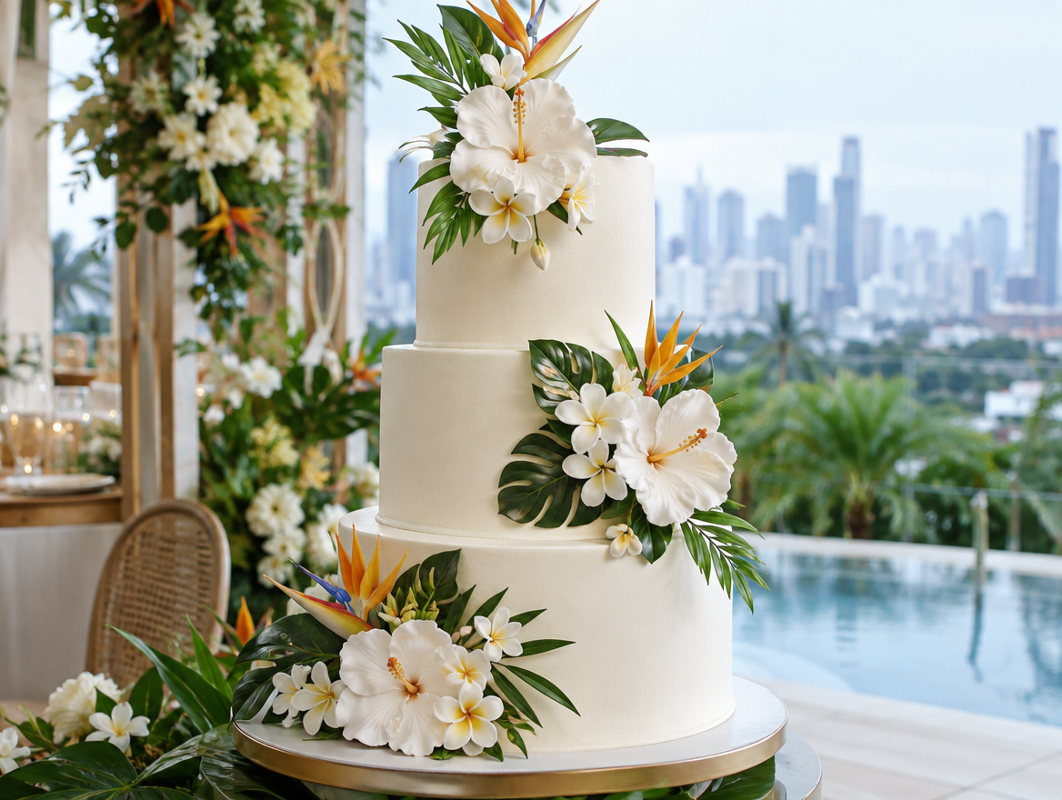 Three-Tier Wedding Cake