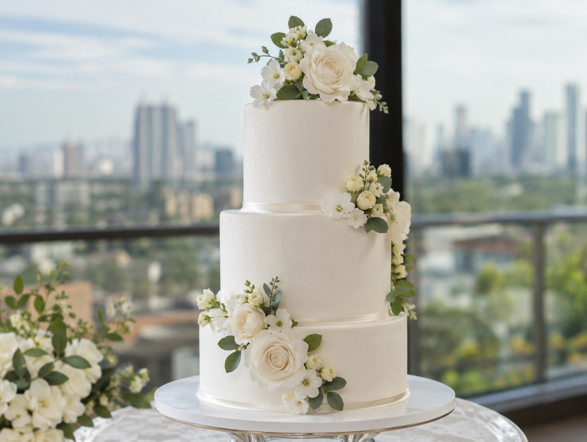 Three-Tier Wedding Cake
