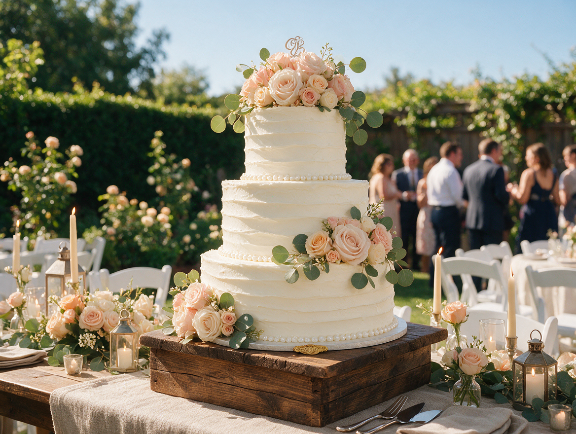 Three-Tier Wedding Cake