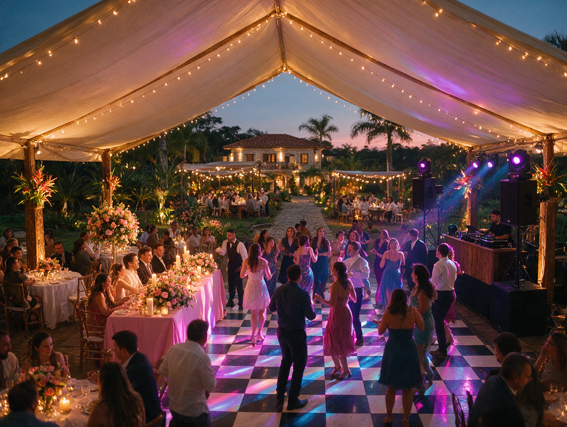 Som e Iluminação para Casamento