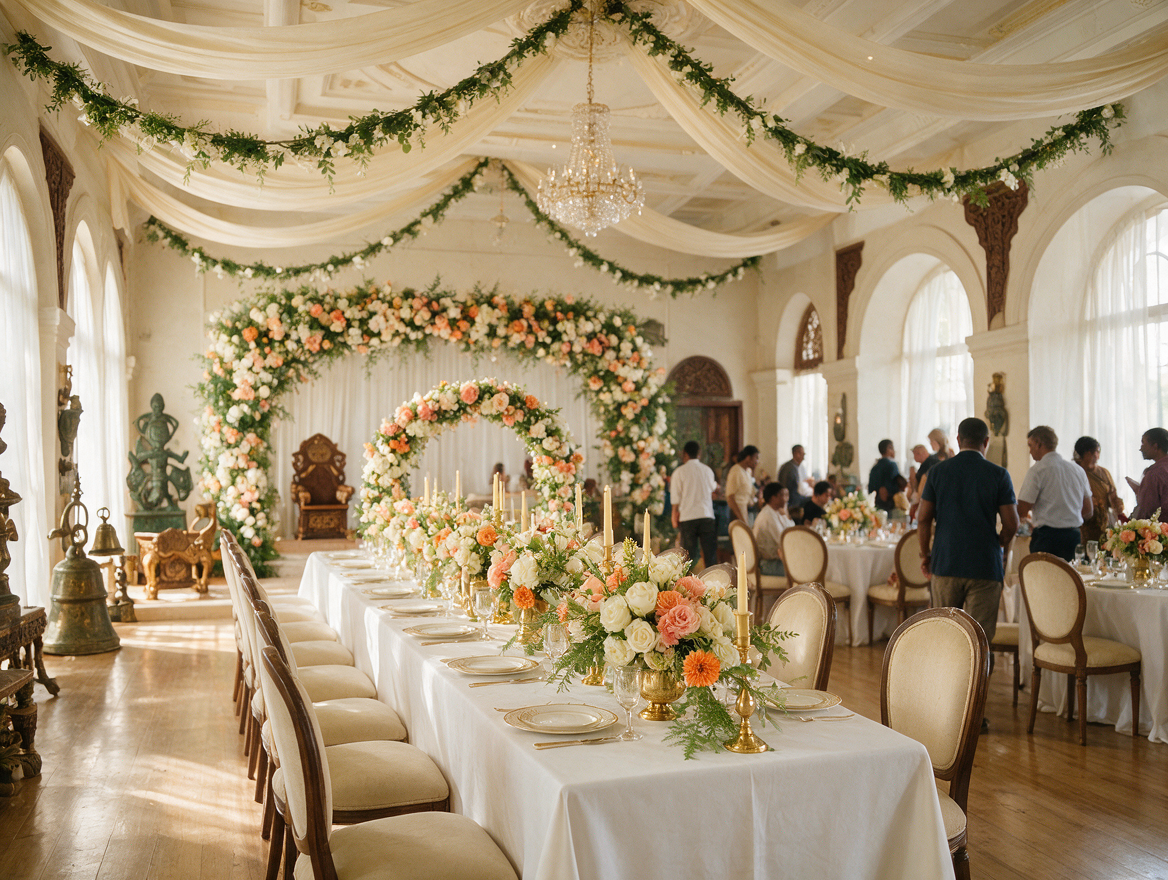 Reception Hall Draping